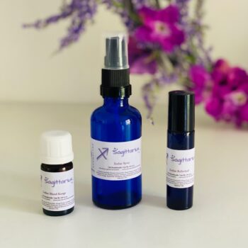 Sagittarius Essential Oil Blend, Rollerball & Spray