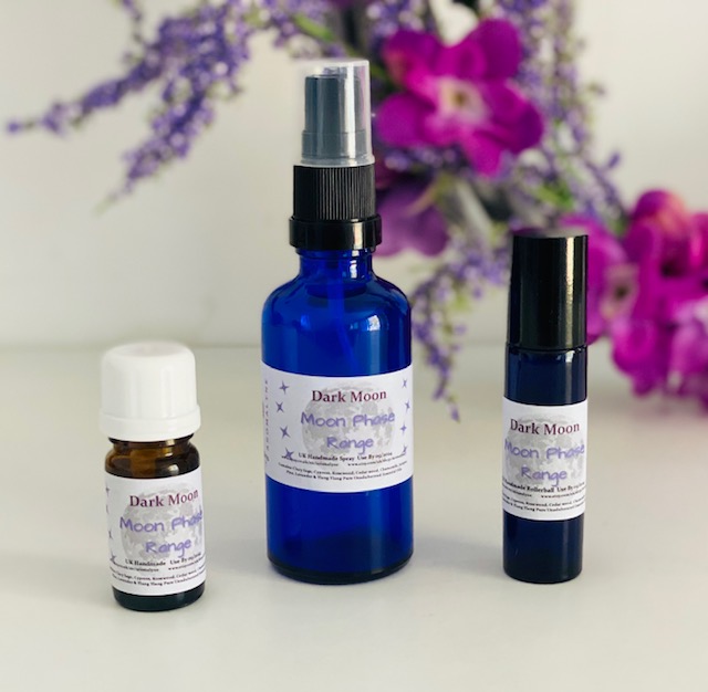 Dark Moon Essential Oil Blend, Rollerball & Spray