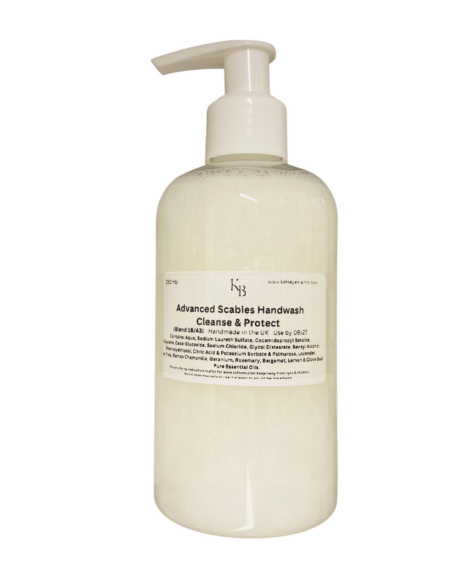 Advanced Scabies Handwash, Cleanse & Protect, 250 ml