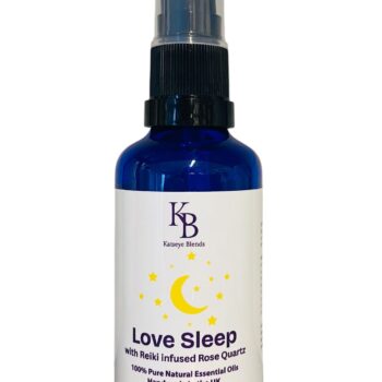 Love Sleep with Reiki Infused Rose Quartz, 50ml