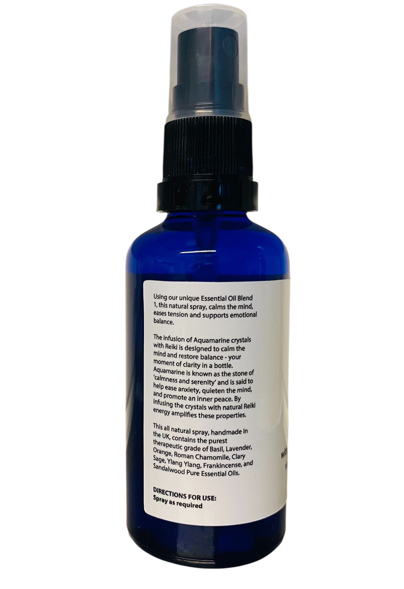 De-Stress with Reiki Infused Aquamarine, 50ml - Image 3